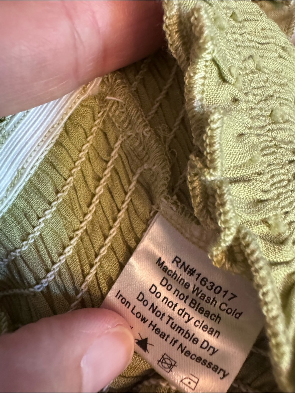 Princess Polly Asner Top Sage Green Size 4 - Picture 11 of 13